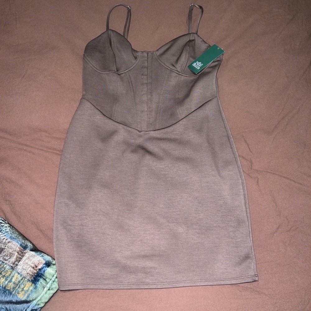 Wild Fable Brown Mini Dress